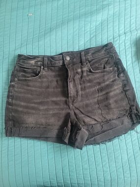 American Eagle Outfitters Black Denim Cutoff Shorts
